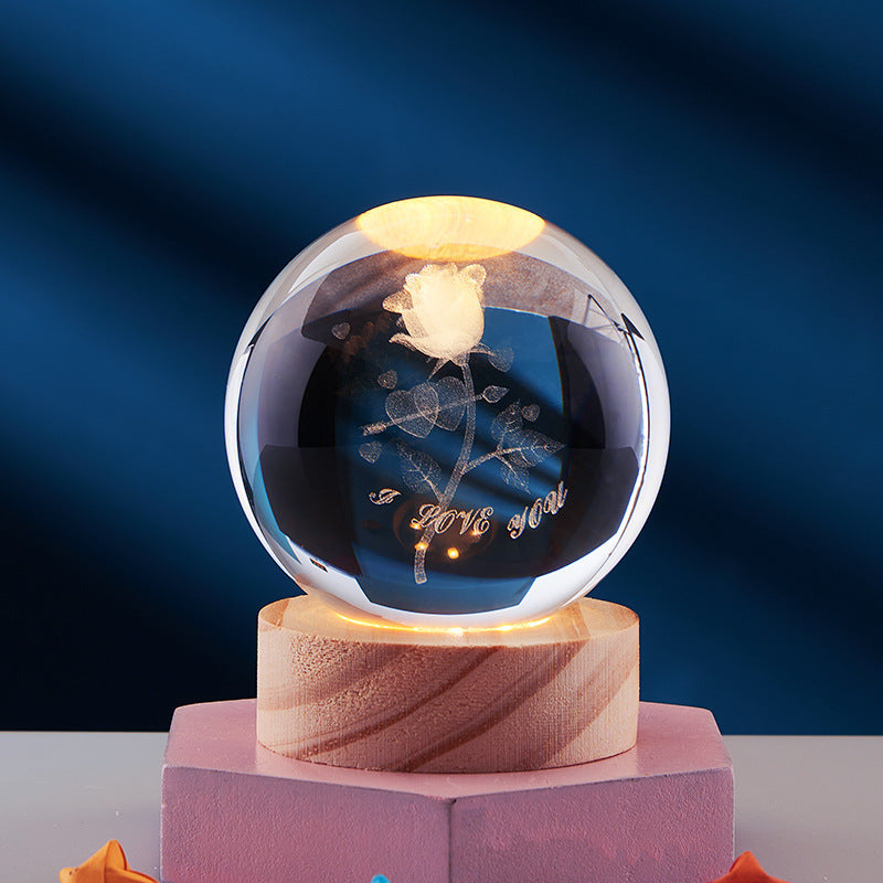 Mywalldecors - 3D Crystal LED Night Light