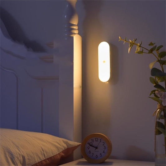 Mywalldecors - Wireless USB Rechargeable Motion Sensor LED Wall Light