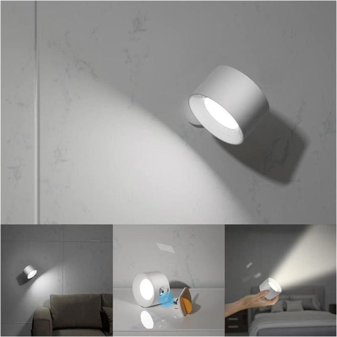 FlexiLamp - 360 Degree Rechargeable Wireless Wall Light