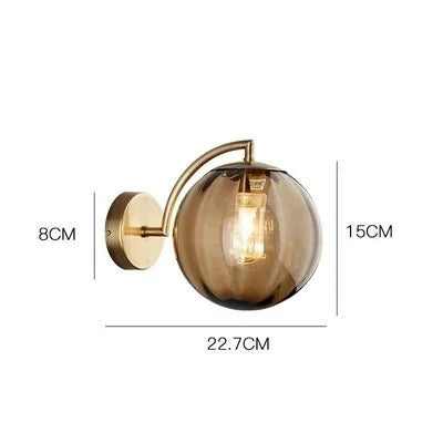 Mywalldecors - Modern Glass Wall Sconce Light