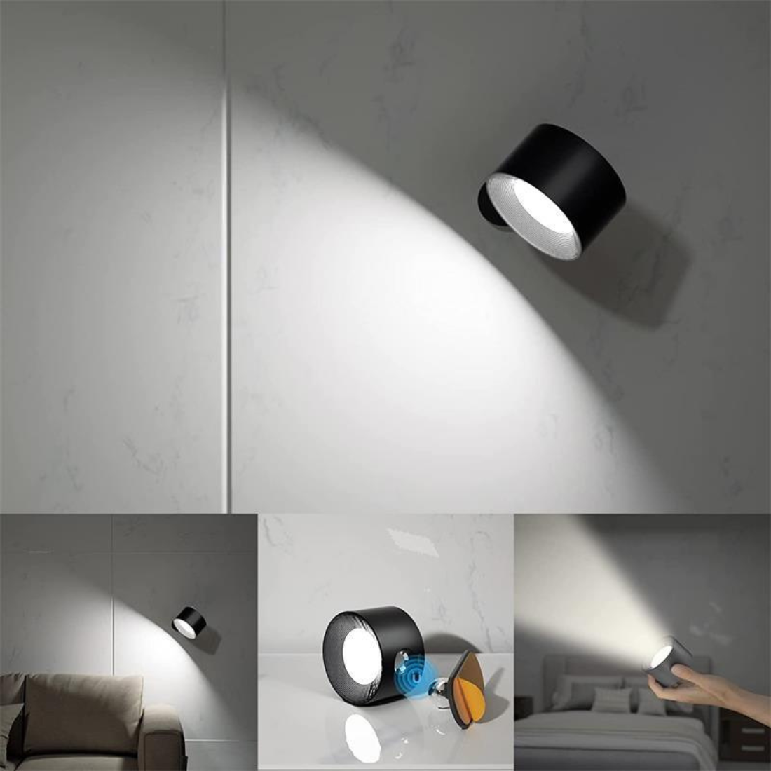 FlexiLamp - 360 Degree Rechargeable Wireless Wall Light