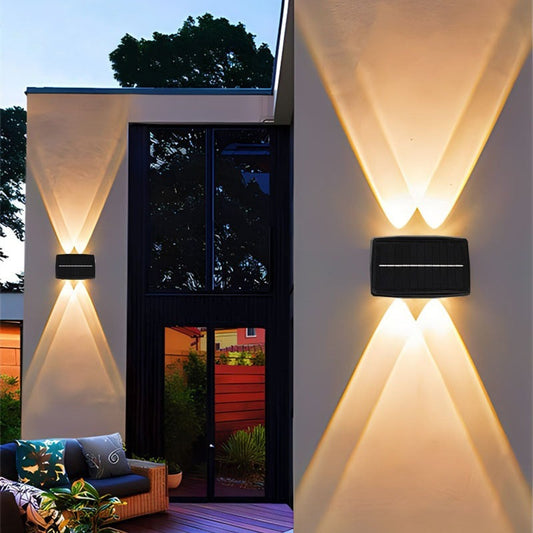 Mywalldecors - Waterproof Solar LED Outdoor Wall Lamp