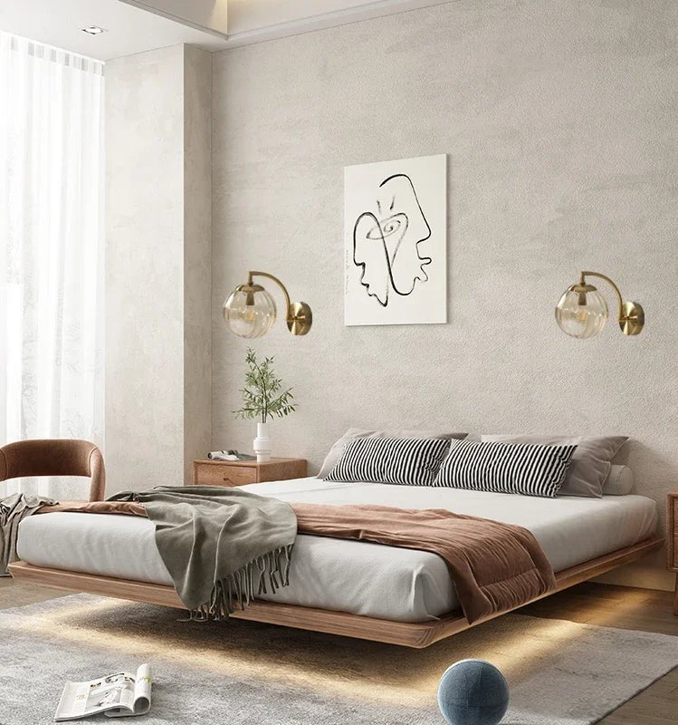 Mywalldecors - Modern Glass Wall Sconce Light